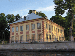 The Fontanka river and the Summer Palace of Peter the Great at the Summer Garden, viewed from the tour boat