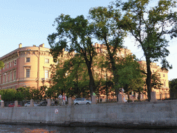 The Fontanka river and the Mikhailovsky Castle, viewed from the tour boat