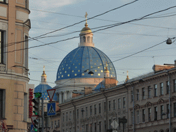 Domes of the Trinity Cathedral, viewed from the tour boat