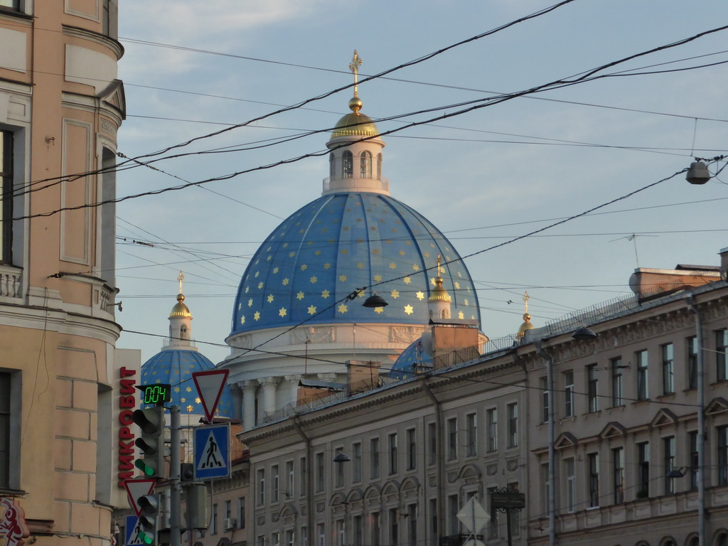 Domes of the Trinity Cathedral, viewed from the tour boat