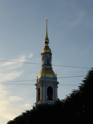 Tower of the Naval Epiphany Cathedral of St. Nicholas, viewed from the tour boat