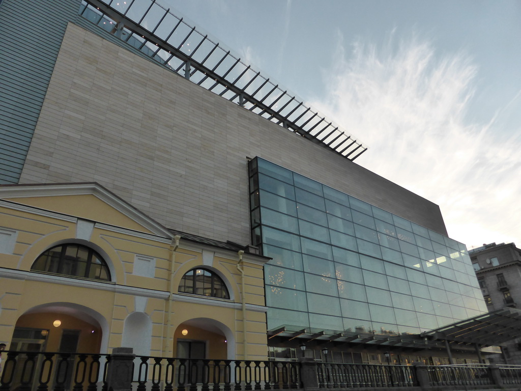 The new Mariinsky Theatre, viewed from the tour boat