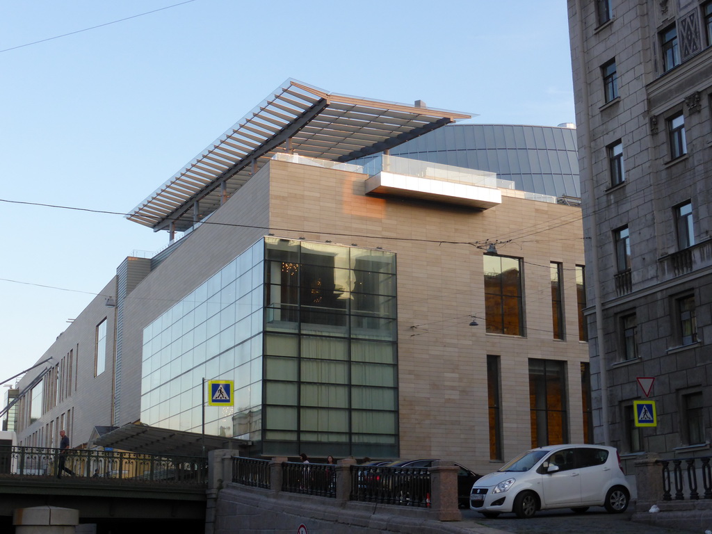 The new Mariinsky Theatre, viewed from the tour boat