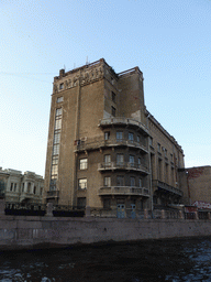 Former Palace of Culture Communications Workers at the Moika embankment, viewed from the tour boat