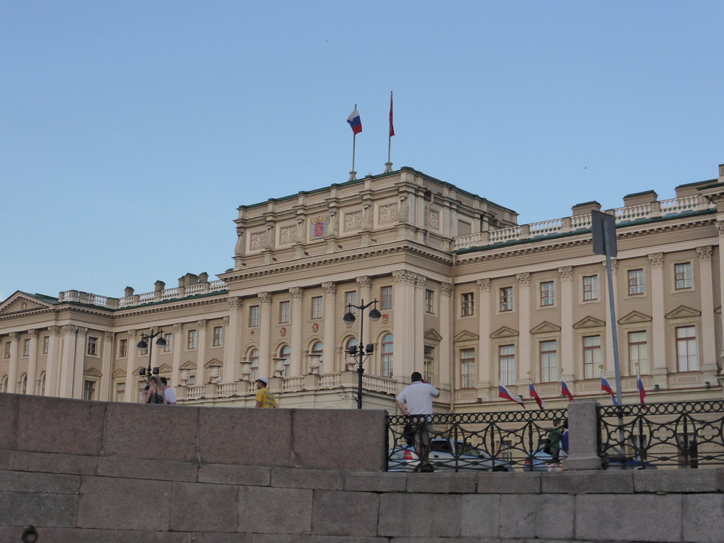 The Mariinsky Palace, viewed from the tour boat