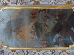 Painting `Mount Olympus` at the ceiling of the Jordan Staircase of the Winter Palace of the State Hermitage Museum