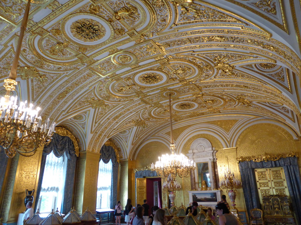 The Gold Drawing Room at the First Floor of the Winter Palace of the State Hermitage Museum