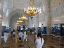 Miaomiao in the Alexander Hall at the First Floor of the Winter Palace of the State Hermitage Museum
