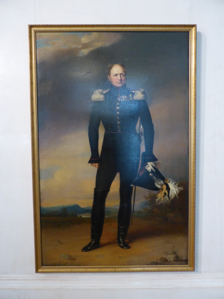 Portrait of Alexander I in the Alexander Hall at the First Floor of the Winter Palace of the State Hermitage Museum