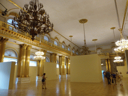 Miaomiao in the Armorial Hall at the First Floor of the Winter Palace of the State Hermitage Museum