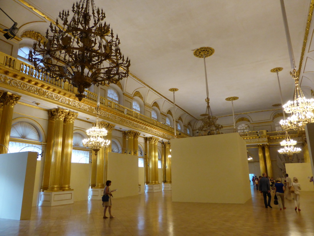 Miaomiao in the Armorial Hall at the First Floor of the Winter Palace of the State Hermitage Museum