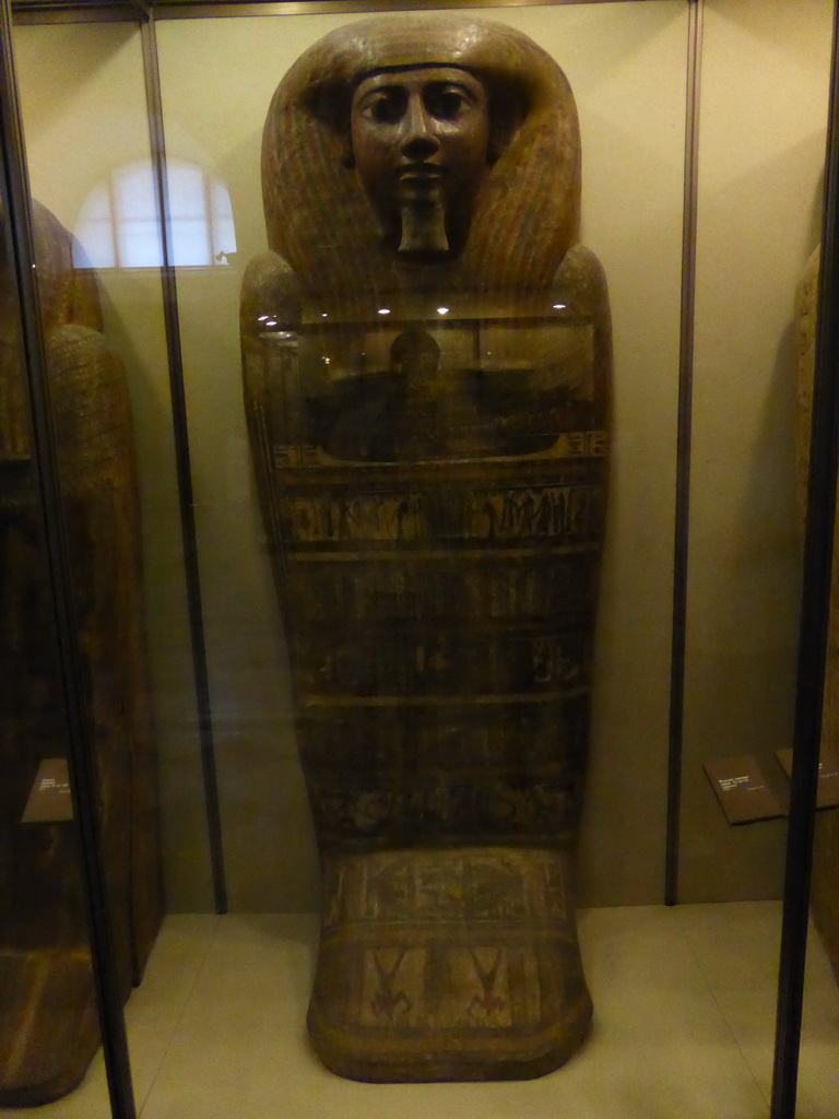 Sarcophagus in the Room of Ancient Egypt at the Ground Floor of the Winter Palace of the State Hermitage Museum