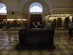 Sarcophagi in the Room of Ancient Egypt at the Ground Floor of the Winter Palace of the State Hermitage Museum