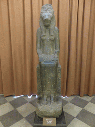 Bronze statuette in the Room of Ancient Egypt at the Ground Floor of the Winter Palace of the State Hermitage Museum