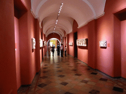 Hallway with Roman reliefs at the Ground Floor of the Small Hermitage of the State Hermitage Museum