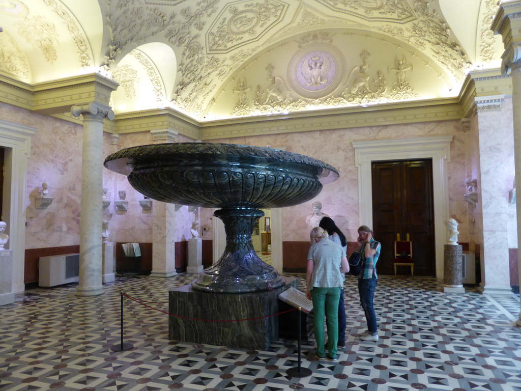 The Great Kolyvan Vase in the Room of the Great Vase at the Ground Floor of the New Hermitage of the State Hermitage Museum