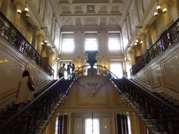 Miaomiao at the Council Staircase of the Old Hermitage of the State Hermitage Museum