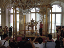 The Peacock Clock at the Pavilion Hall at the First Floor of the Small Hermitage of the State Hermitage Museum