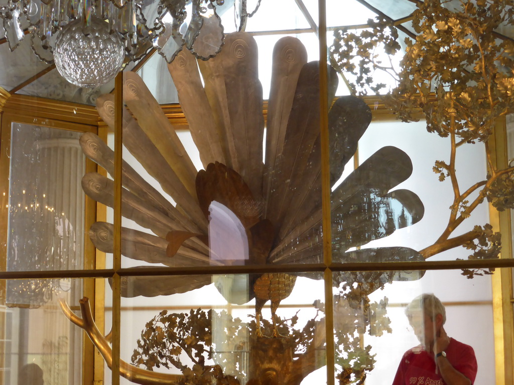 The Peacock Clock at the Pavilion Hall at the First Floor of the Small Hermitage of the State Hermitage Museum