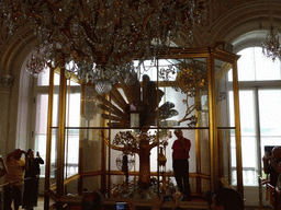 The Peacock Clock at the Pavilion Hall at the First Floor of the Small Hermitage of the State Hermitage Museum