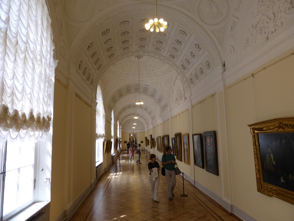 The Western Gallery at the First Floor of the Small Hermitage of the State Hermitage Museum