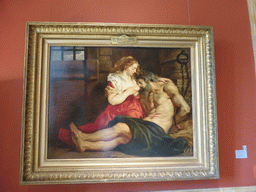 Painting `Roman Charity` by Pieter Paul Rubens at the Rubens Room at the First Floor of the New Hermitage of the State Hermitage Museum