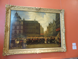 Painting `Members of the Guild Oude Voetboog in Antwerp` at the Room of Flemish Art at the First Floor of the New Hermitage of the State Hermitage Museum