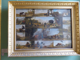 Painting `Punishment of a Hunter` by Paulus Potter at the Tent-Roofed Room at the First Floor of the New Hermitage of the State Hermitage Museum