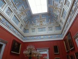 The Small Spanish Skylight Room at the First Floor of the New Hermitage of the State Hermitage Museum