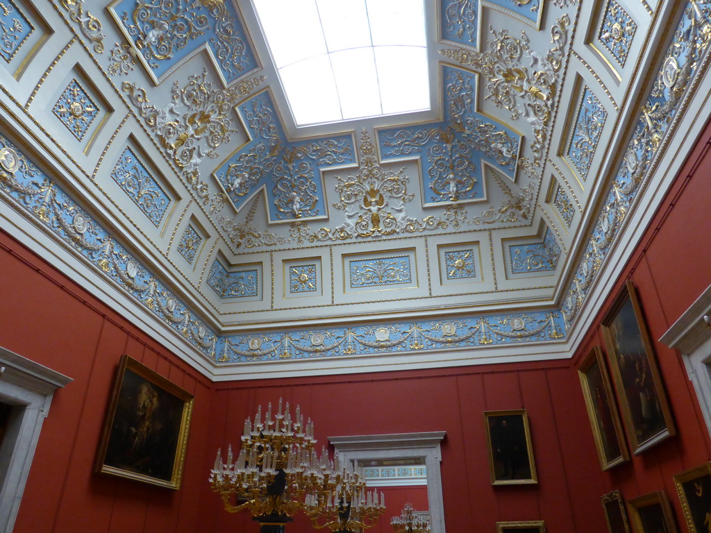 The Small Spanish Skylight Room at the First Floor of the New Hermitage of the State Hermitage Museum