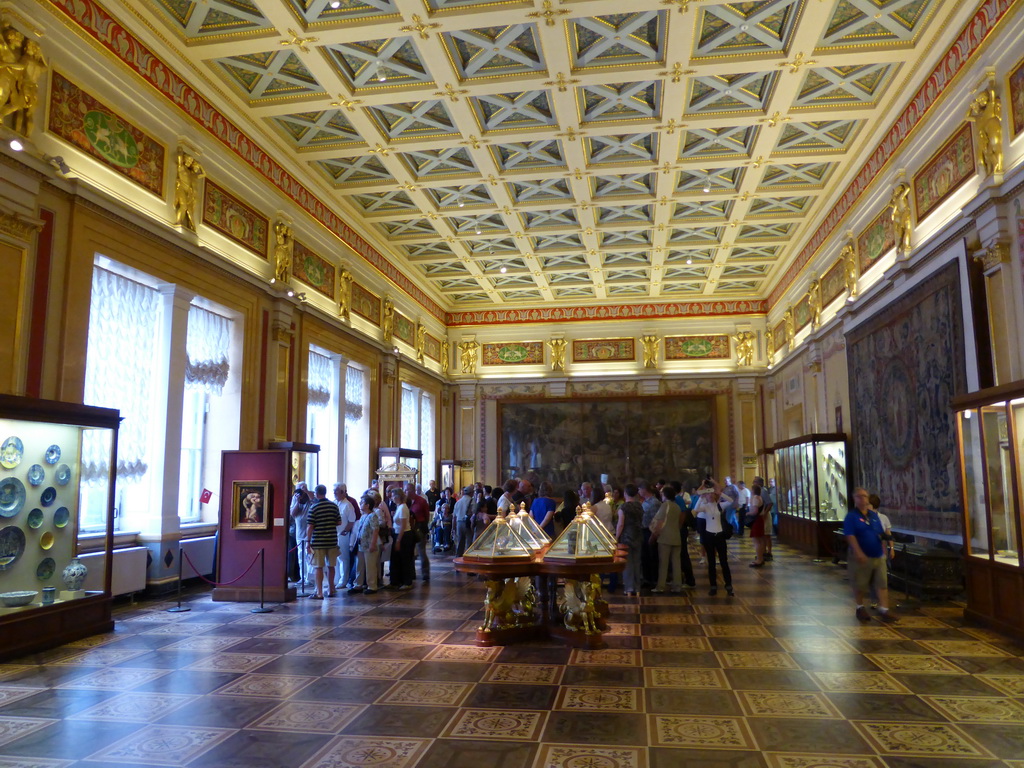 The Majolica Room at the First Floor of the New Hermitage of the State Hermitage Museum