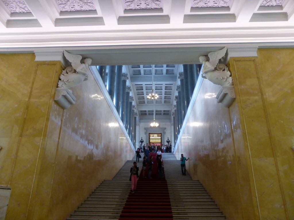 The Main Staircase of the New Hermitage of the State Hermitage Museum