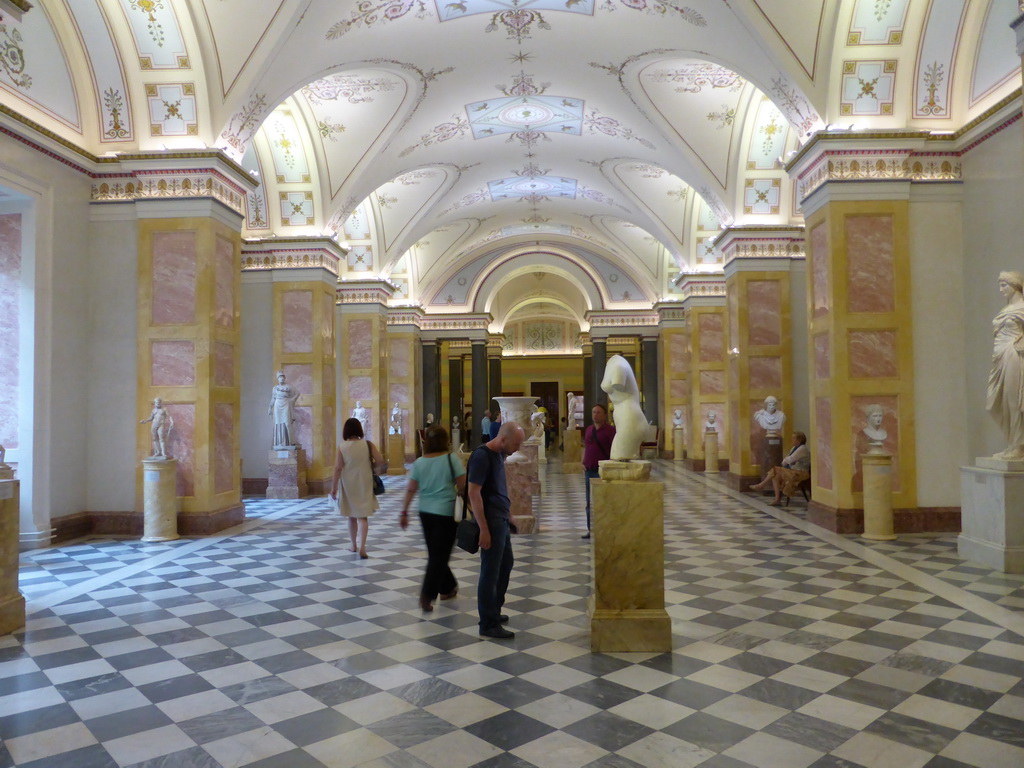 Miaomiao at the Hercules Room at the Ground Floor of the New Hermitage of the State Hermitage Museum