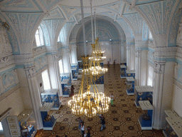 The Alexander Hall at the First Floor of the Winter Palace of the State Hermitage Museum, viewed from the Second Floor