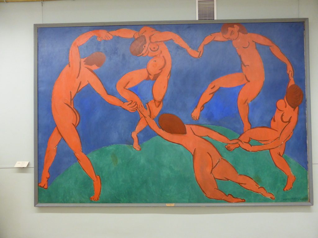 Painting `Dance` by Henri Matisse at the Matisse Room I at the Second Floor of the Winter Palace of the State Hermitage Museum