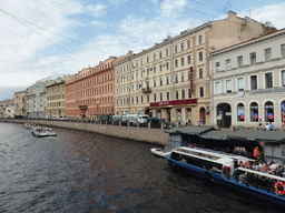 The Moika river, viewed from the Nevskiy Prospekt street