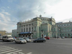 Front of the old Mariinsky Theatre at Teatralnaya square