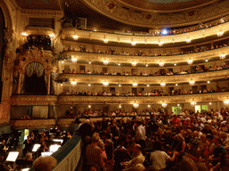 Galleries, balcony and stalls in the old Mariinsky Theatre