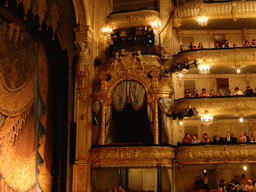 Galleries, balcony, orchestra and stalls in the old Mariinsky Theatre