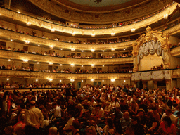 Galleries, balcony and stalls in the old Mariinsky Theatre