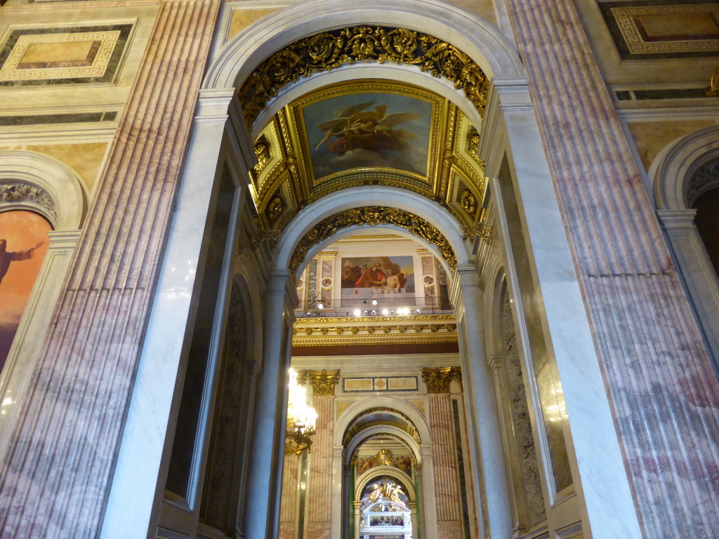 Aisle of Saint Isaac`s Cathedral