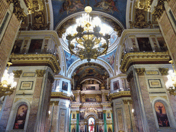 Nave and apse of Saint Isaac`s Cathedral