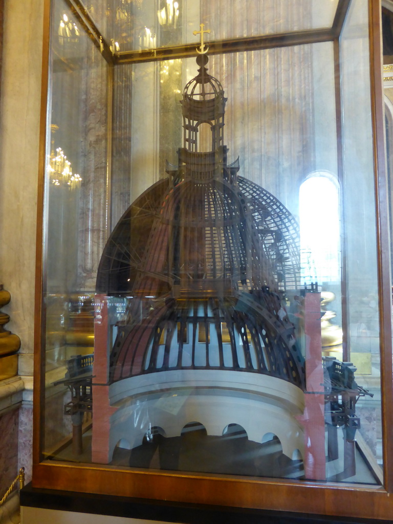 Scale model of a cross-section of the Dome of Saint Isaac`s Cathedral