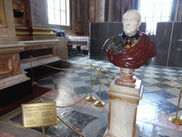 Bust of Auguste de Montferrand in Saint Isaac`s Cathedral