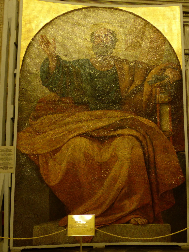 Mosaic at Saint Isaac`s Cathedral