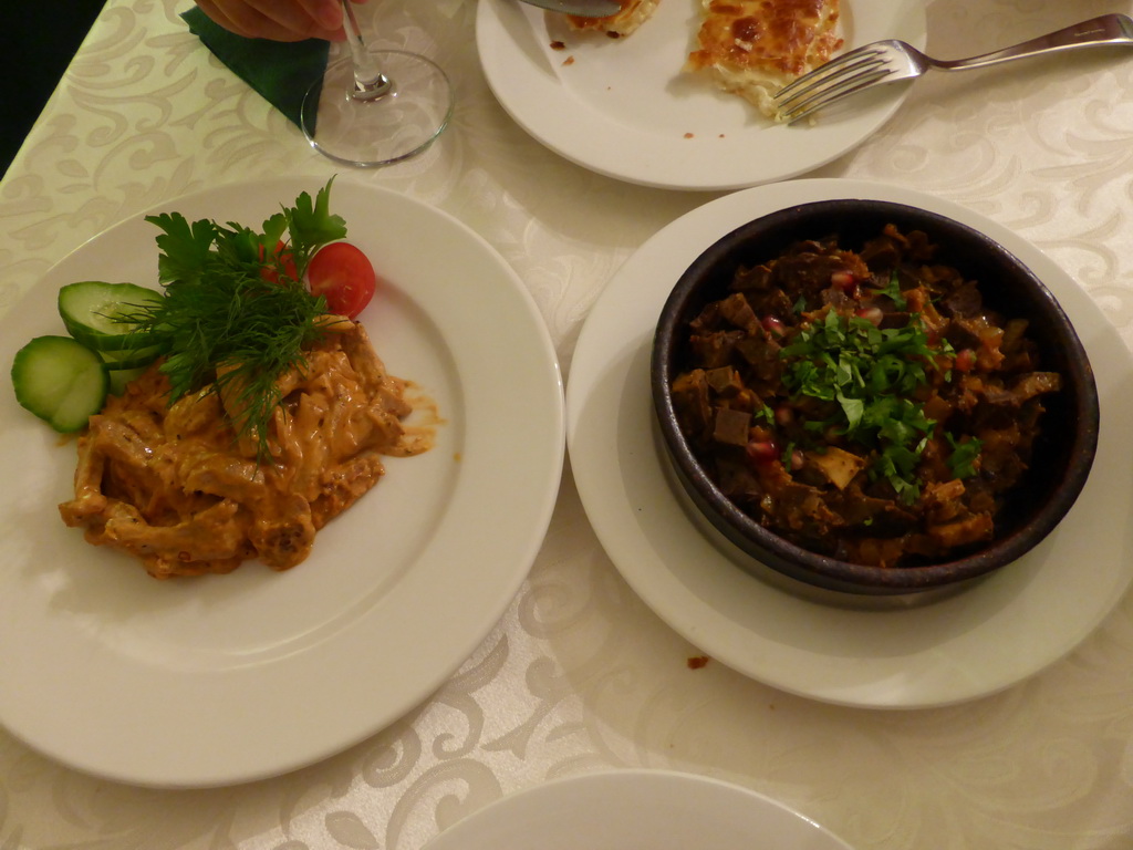 Dinner at the Cat Restaurant at Karavannaya street