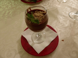 Dessert at the Cat Restaurant at Karavannaya street