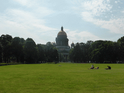 The Alexander Garden and Saint Isaac`s Cathedral