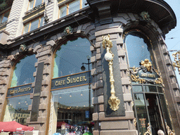 Front of Cafe Singer at the Nevskiy Prospekt street