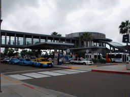 Taxi stand at San Diego International Airport